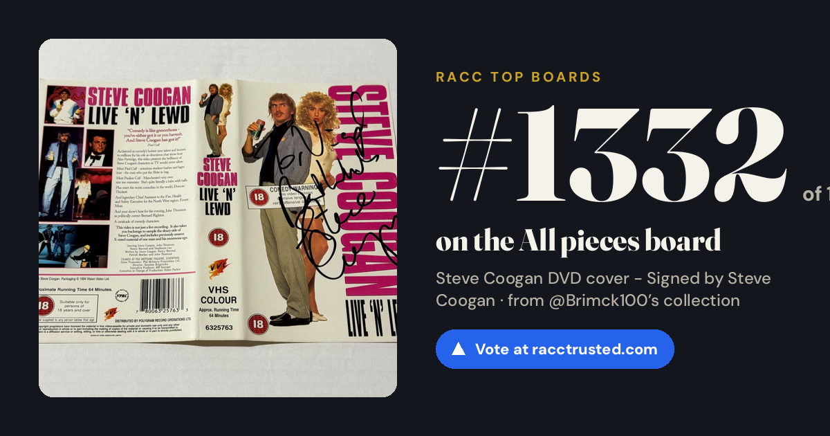 Share card: #1332 of 1334 on the All pieces board