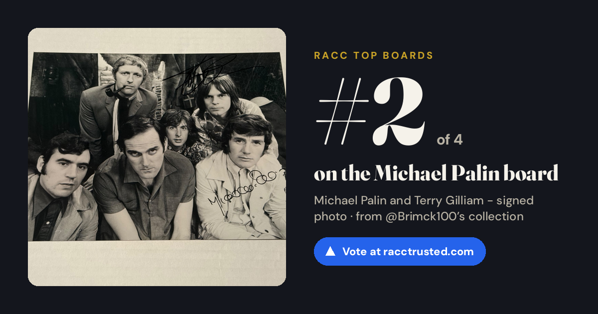 Share card: #2 of 4 on the Michael Palin board