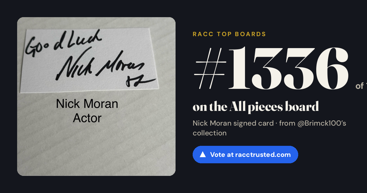 Share card: #1336 of 1379 on the All pieces board