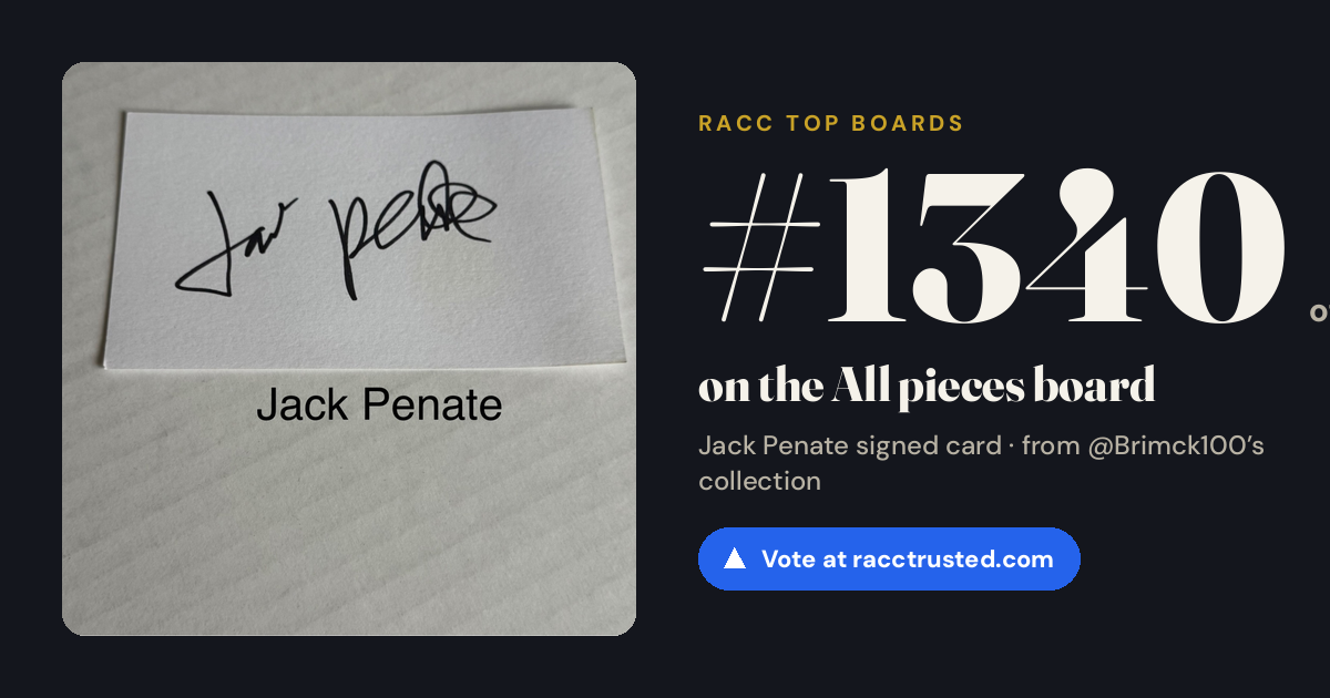 Share card: #1340 of 1379 on the All pieces board