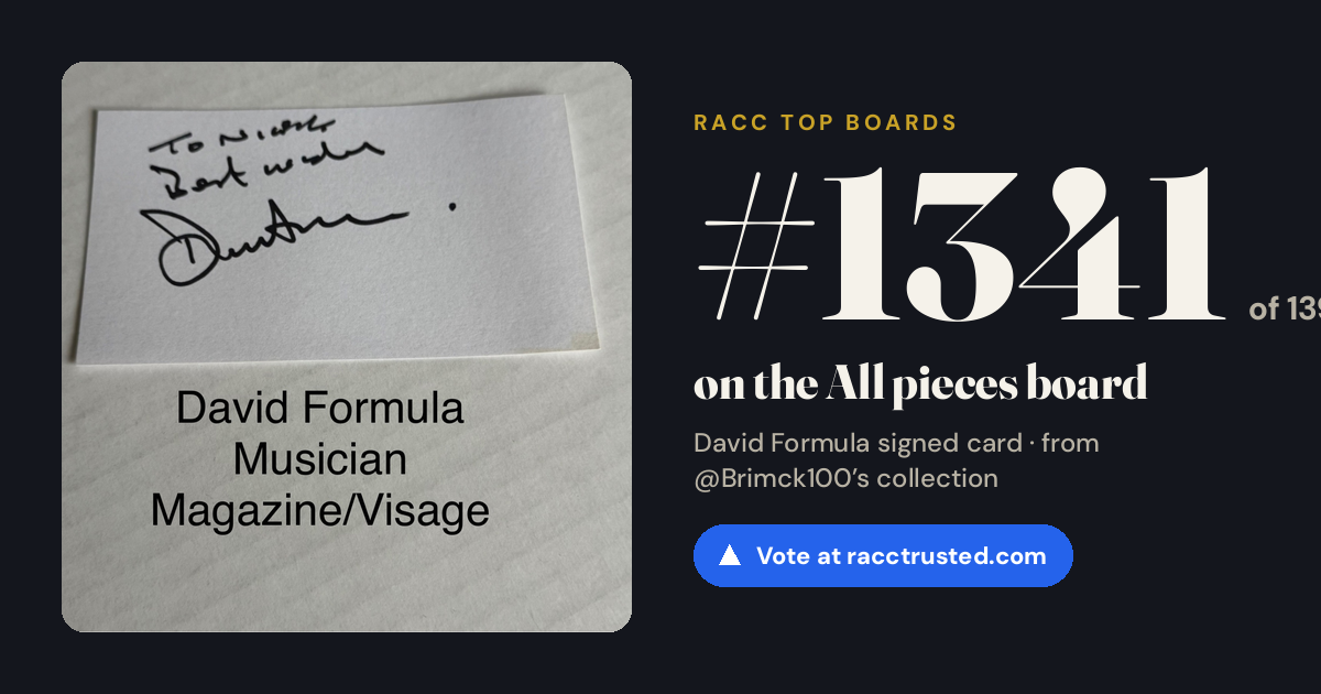 Share card: #1341 of 1379 on the All pieces board