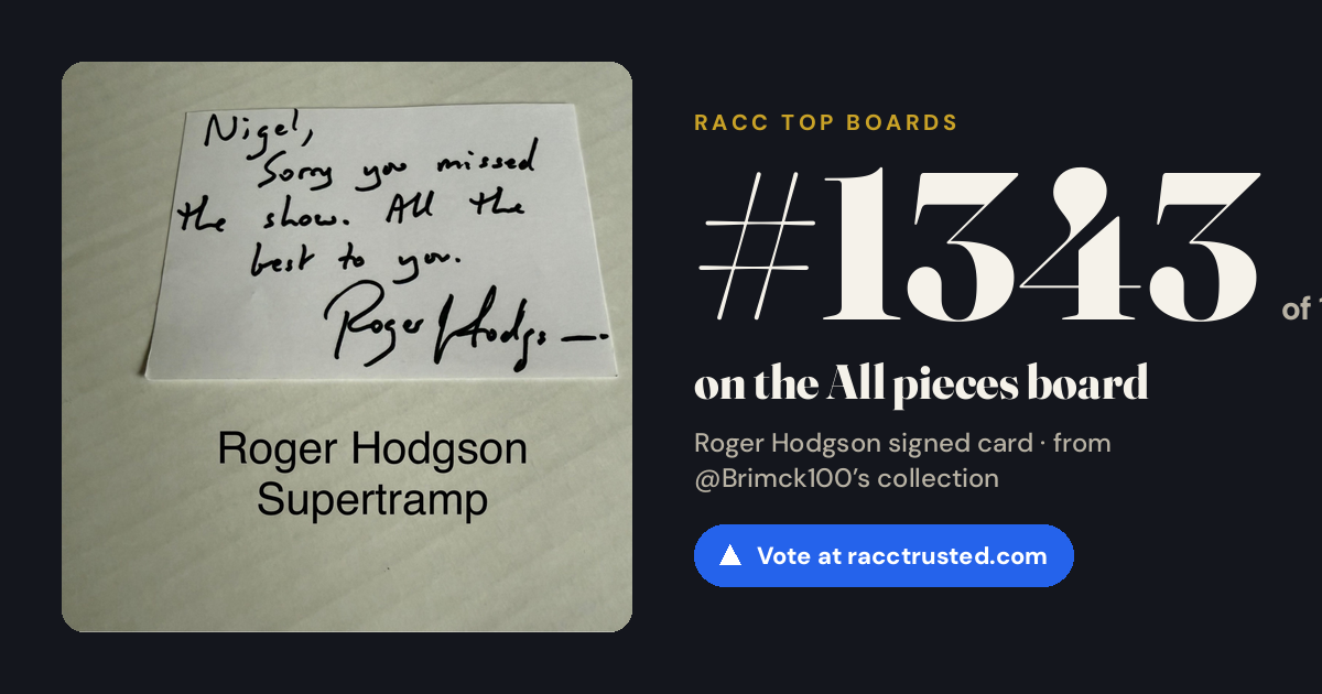 Share card: #1343 of 1379 on the All pieces board