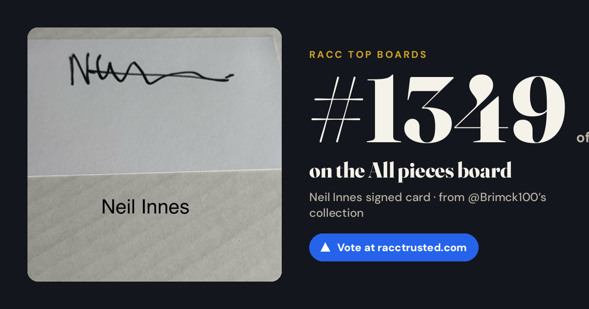 Share card: #1349 of 1379 on the All pieces board