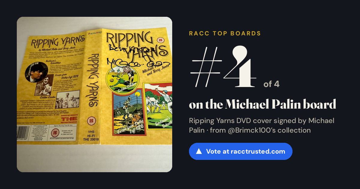 Share card: #4 of 4 on the Michael Palin board