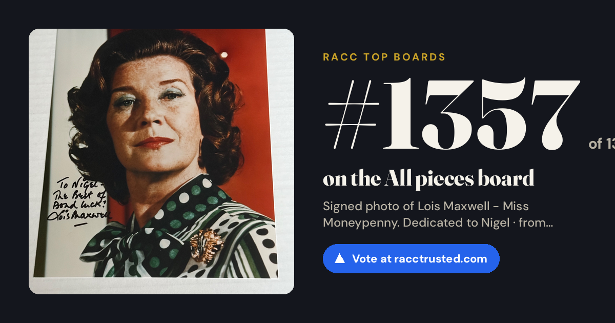 Share card: #1357 of 1379 on the All pieces board