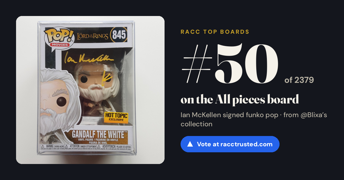 Share card: #50 of 2379 on the All pieces board