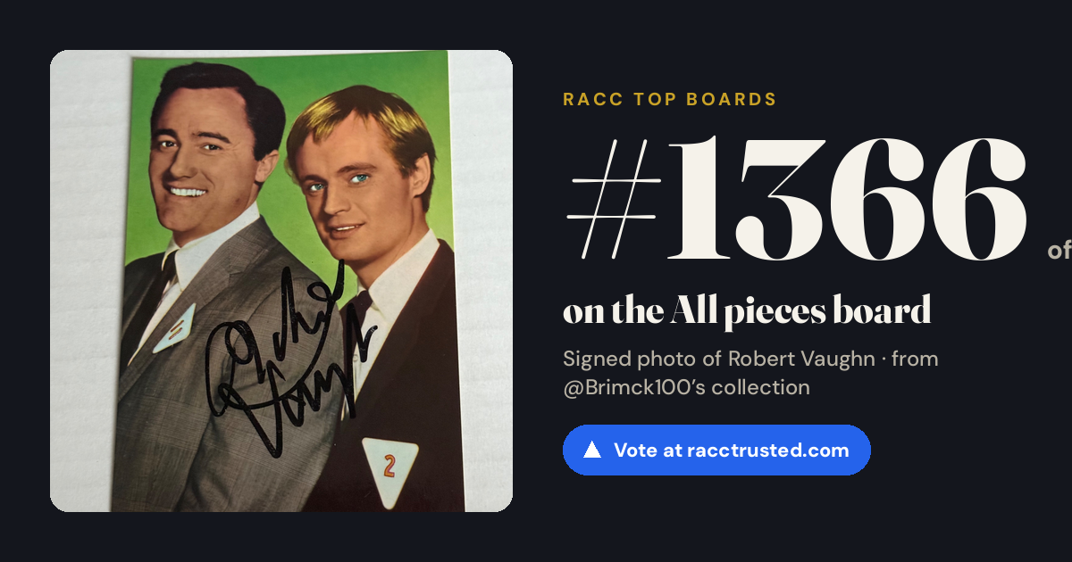 Share card: #1366 of 1397 on the All pieces board