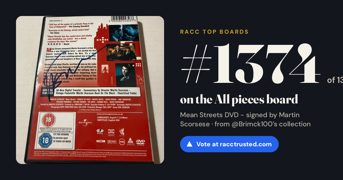 Share card: #1374 of 1397 on the All pieces board