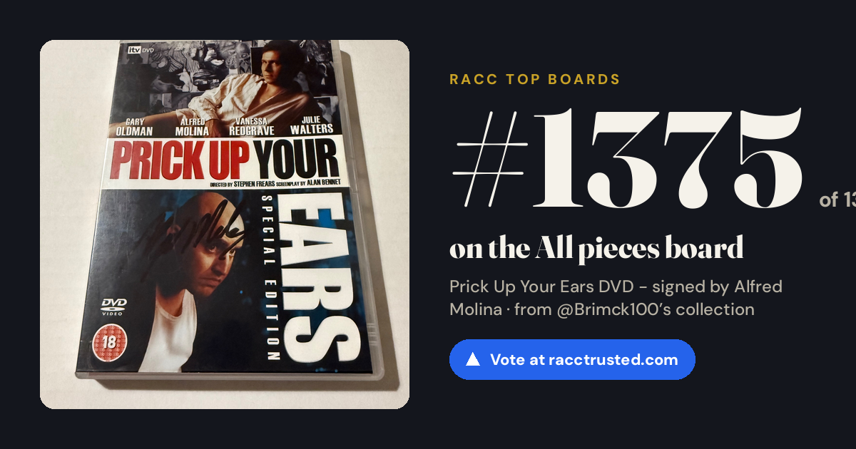 Share card: #1375 of 1397 on the All pieces board
