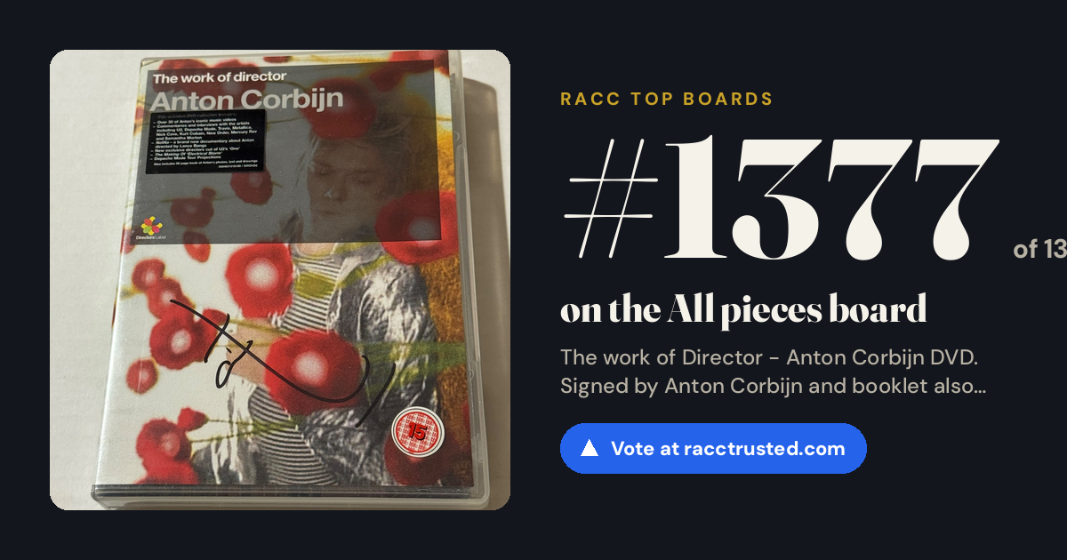 Share card: #1377 of 1397 on the All pieces board