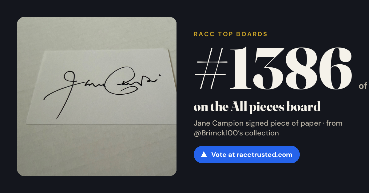 Share card: #1386 of 1397 on the All pieces board