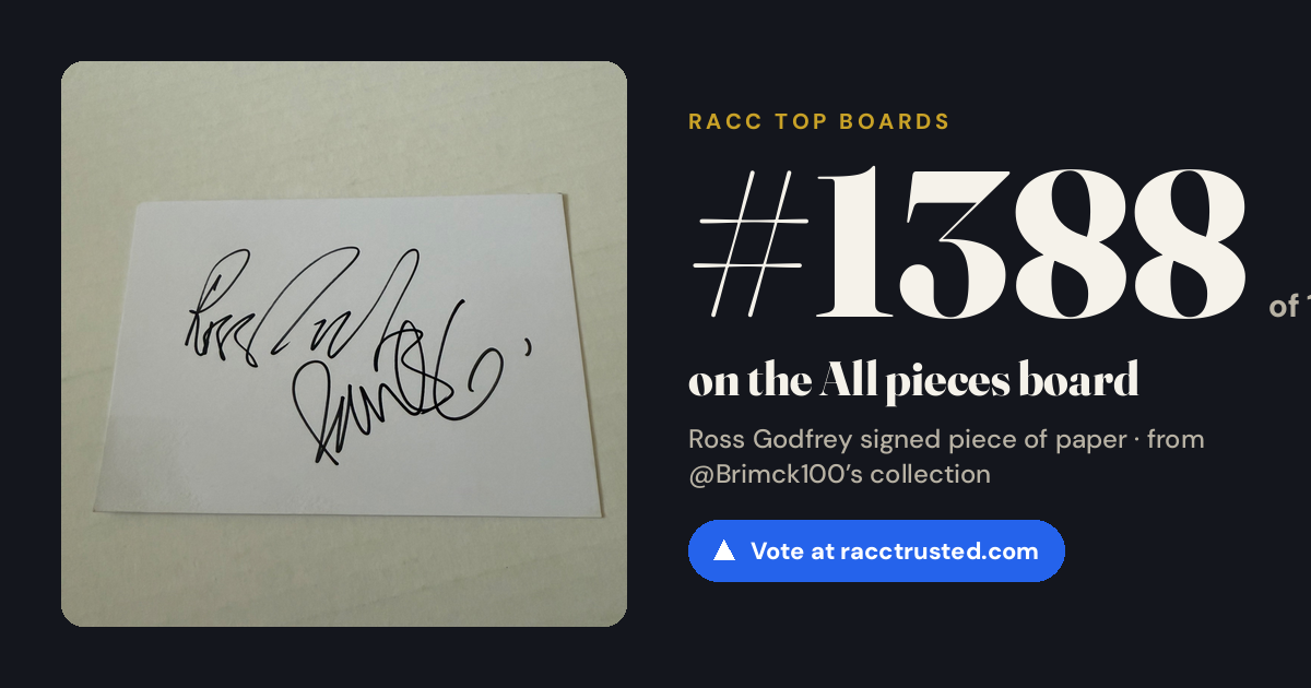 Share card: #1388 of 1397 on the All pieces board