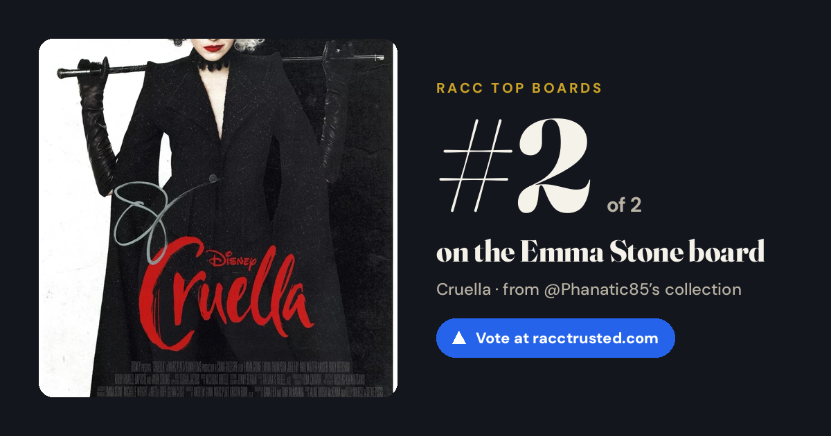 Share card: #2 of 2 on the Emma Stone board