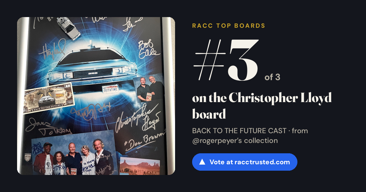 Share card: #3 of 3 on the Christopher Lloyd board
