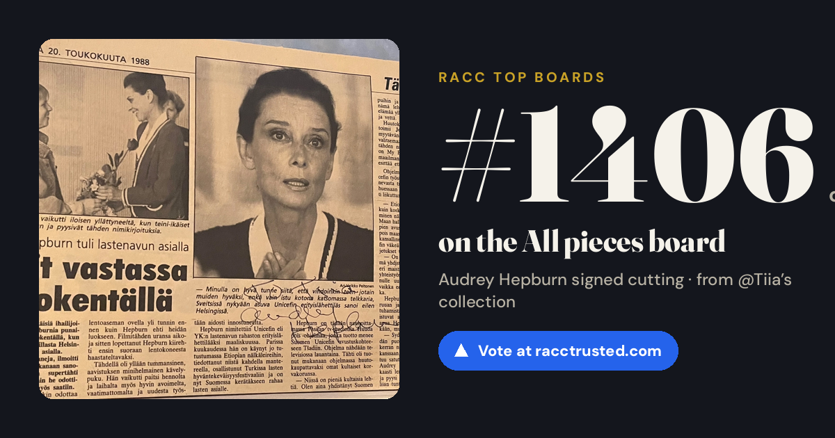 Share card: #1406 of 1417 on the All pieces board