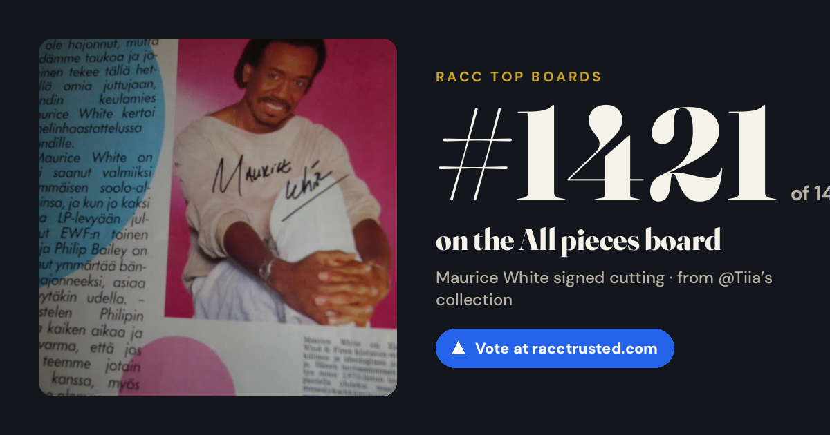 Share card: #1421 of 1439 on the All pieces board