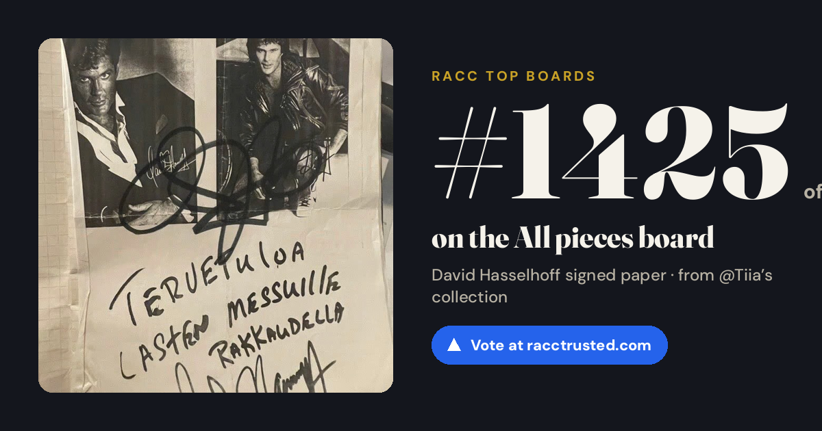 Share card: #1425 of 1439 on the All pieces board