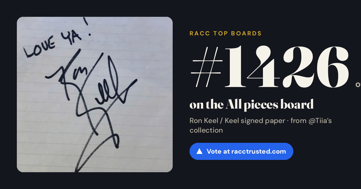 Share card: #1426 of 1439 on the All pieces board