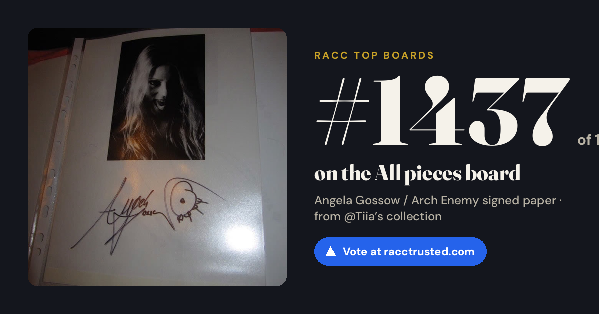 Share card: #1437 of 1439 on the All pieces board