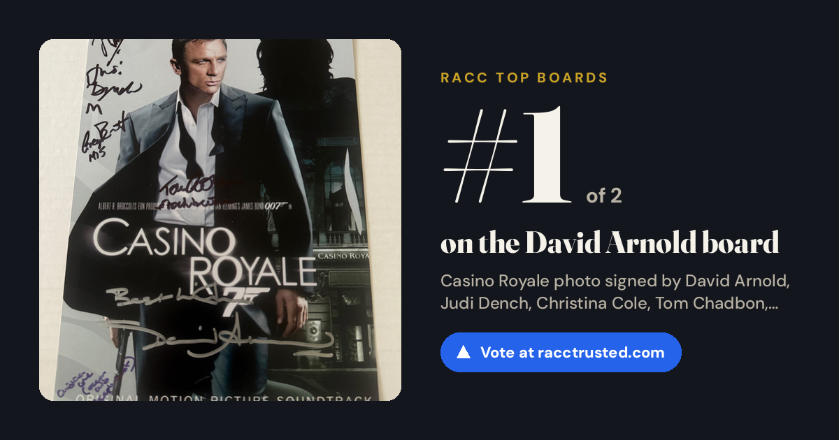 Share card: #1 of 2 on the David Arnold board