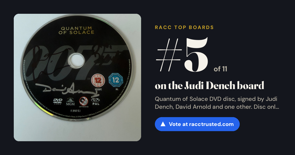 Share card: #5 of 8 on the Judi Dench board