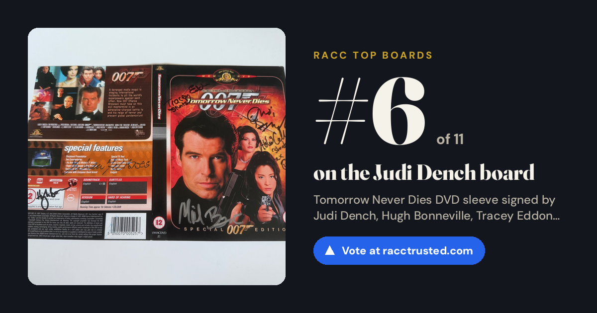 Share card: #6 of 11 on the Judi Dench board