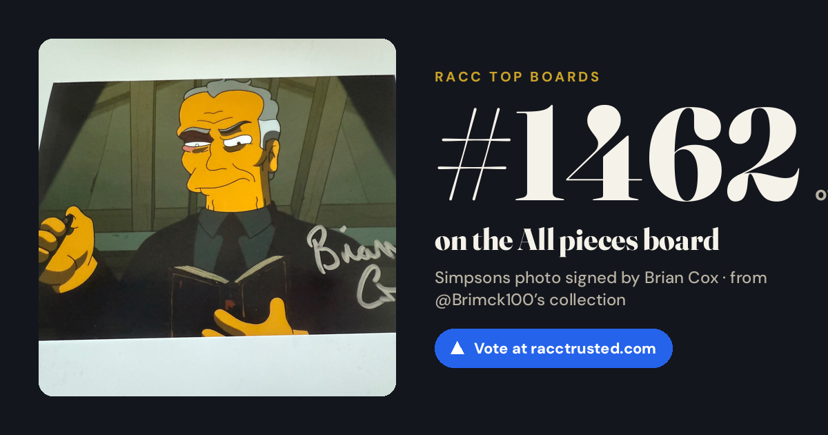 Share card: #1462 of 1503 on the All pieces board