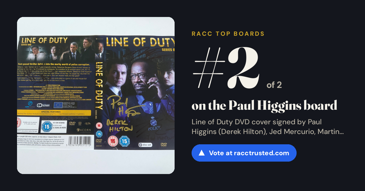Share card: #2 of 2 on the Paul Higgins board