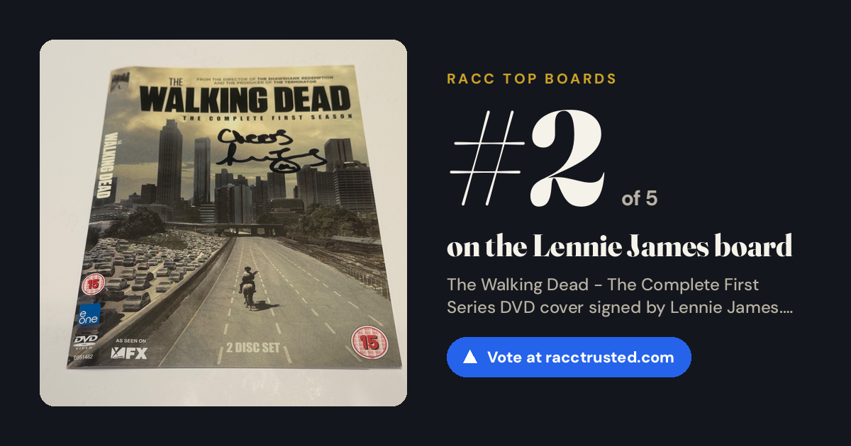 Share card: #2 of 5 on the Lennie James board