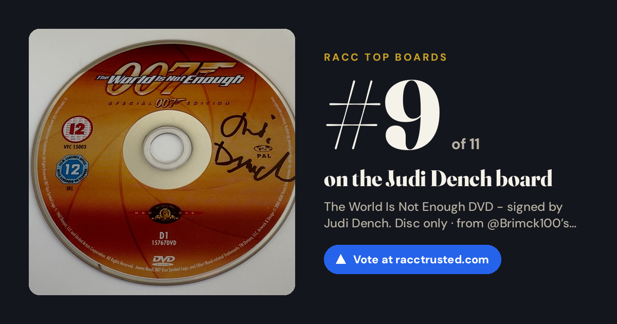 Share card: #9 of 11 on the Judi Dench board