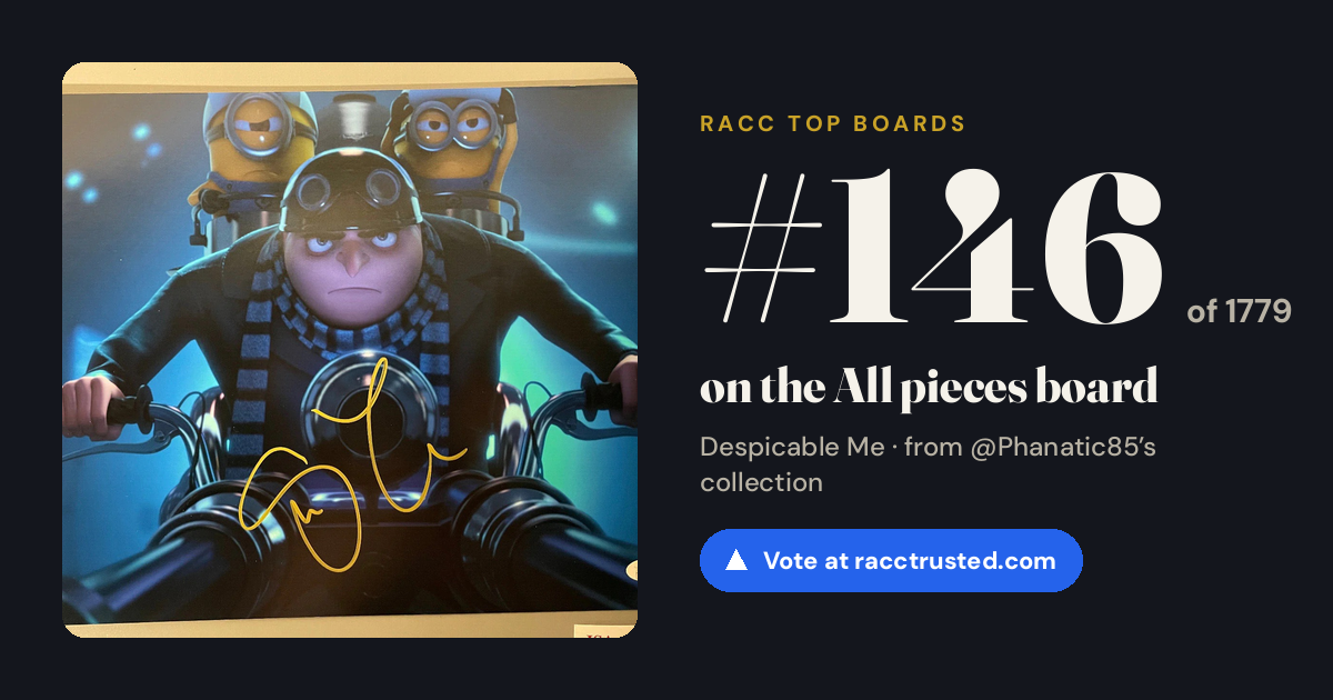 Share card: #146 of 1779 on the All pieces board