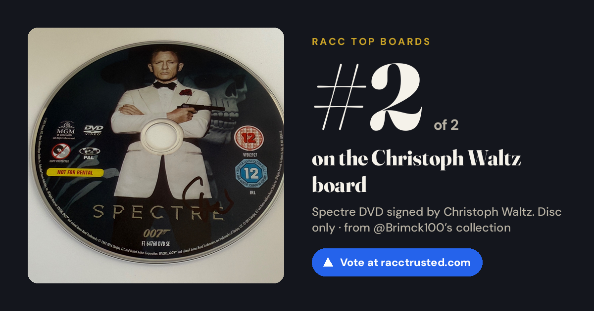 Share card: #2 of 2 on the Christoph Waltz board