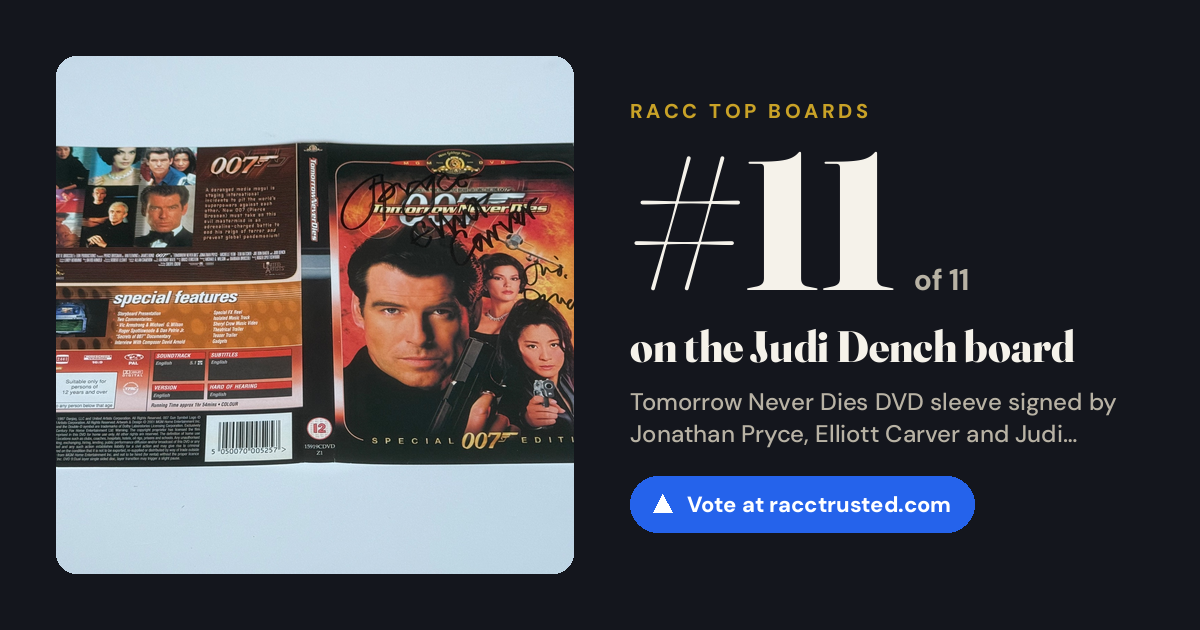 Share card: #11 of 11 on the Judi Dench board