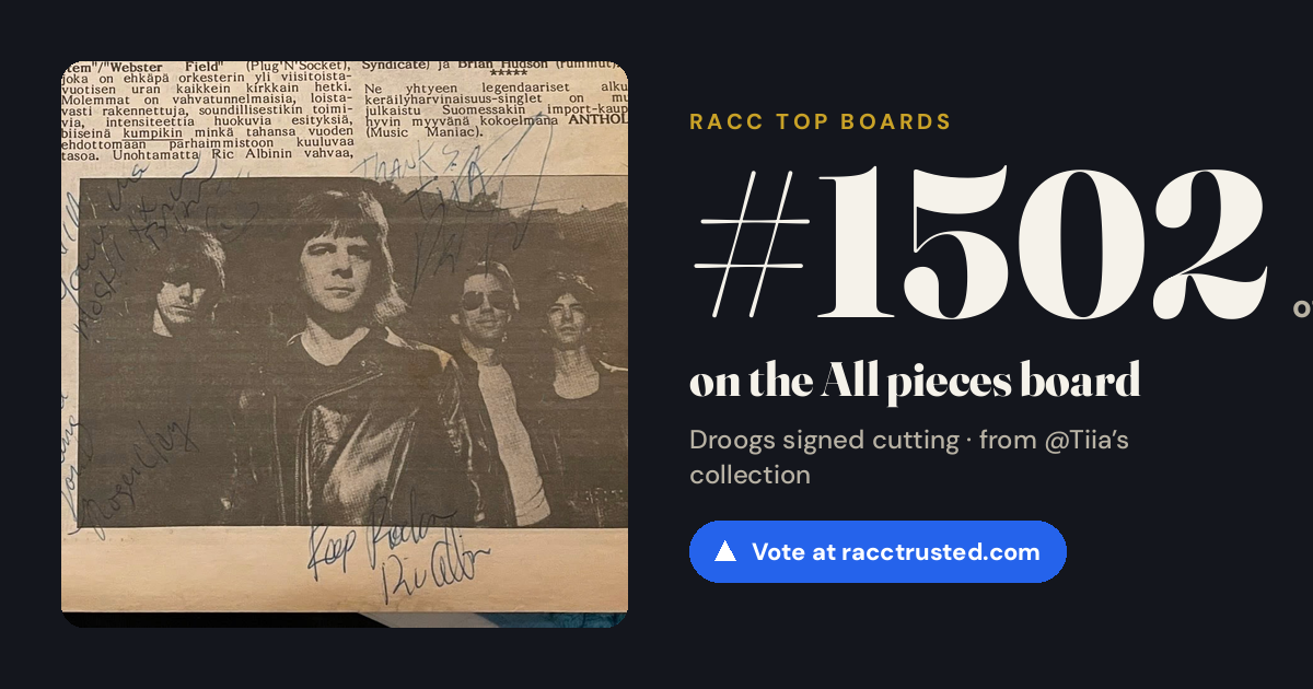Share card: #1502 of 1503 on the All pieces board
