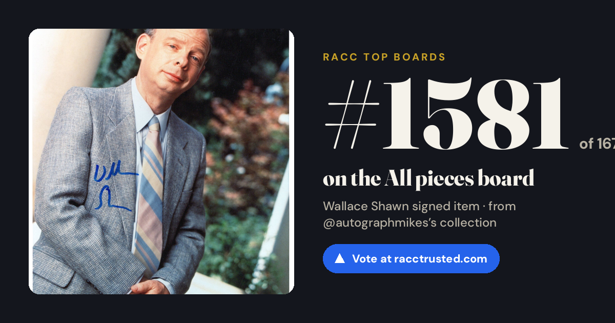 Share card: #1581 of 1670 on the All pieces board