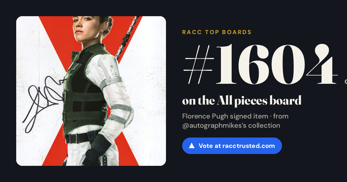 Share card: #1604 of 1670 on the All pieces board