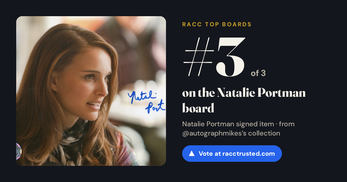 Share card: #3 of 3 on the Natalie Portman board