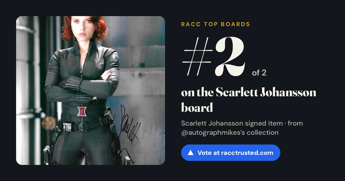 Share card: #2 of 2 on the Scarlett Johansson board