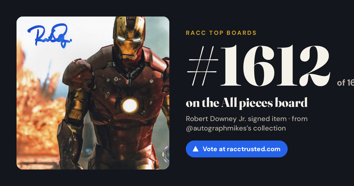 Share card: #1612 of 1670 on the All pieces board