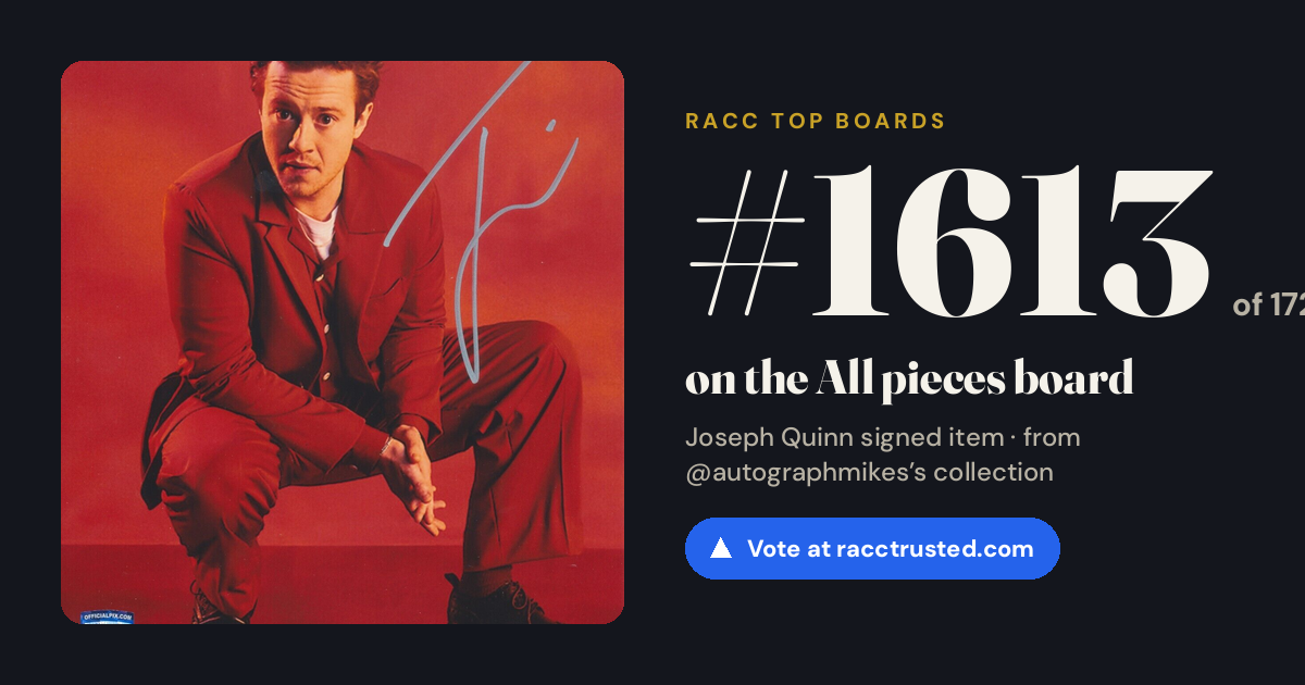 Share card: #1613 of 1670 on the All pieces board