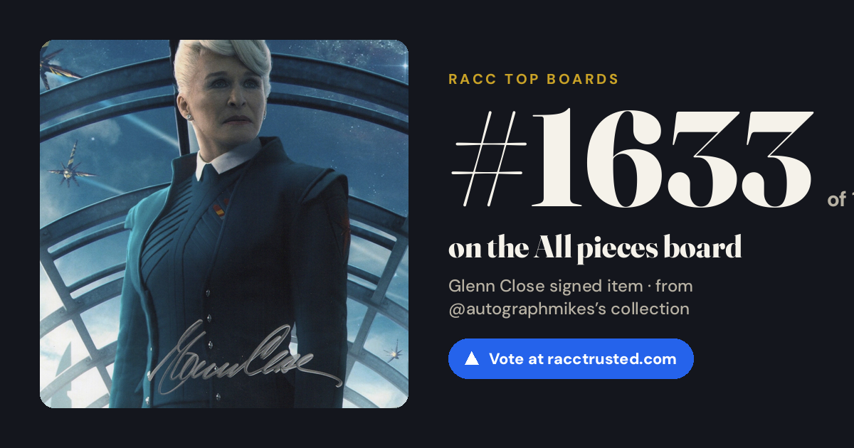 Share card: #1633 of 1670 on the All pieces board