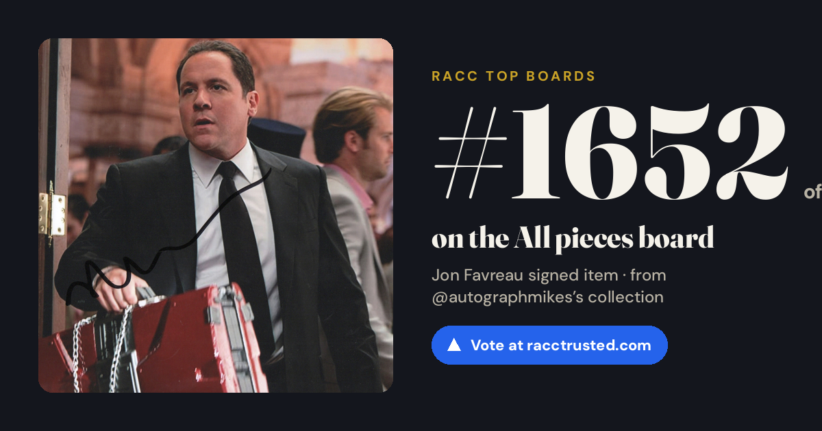Share card: #1652 of 1670 on the All pieces board