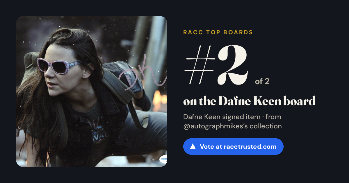 Share card: #2 of 2 on the Dafne Keen board