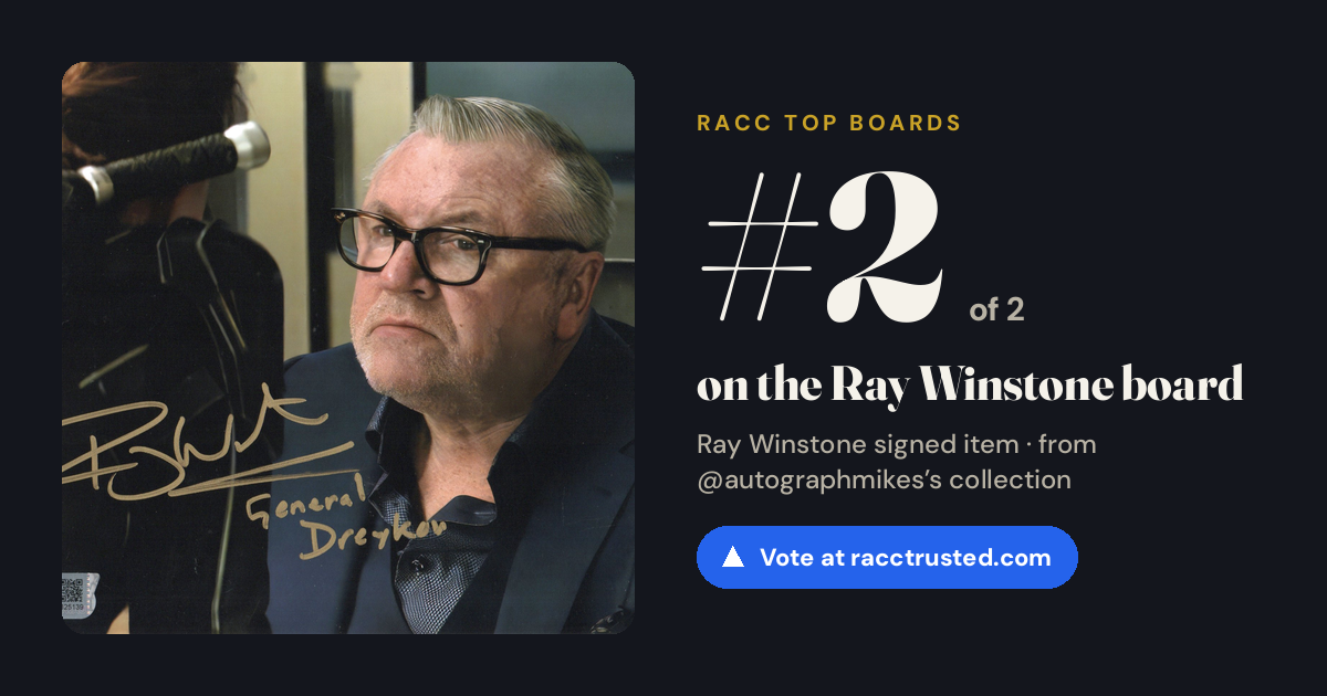 Share card: #2 of 2 on the Ray Winstone board