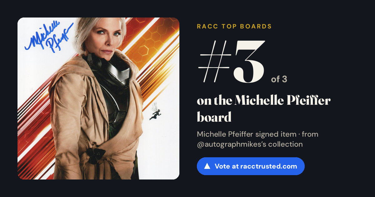 Share card: #3 of 3 on the Michelle Pfeiffer board