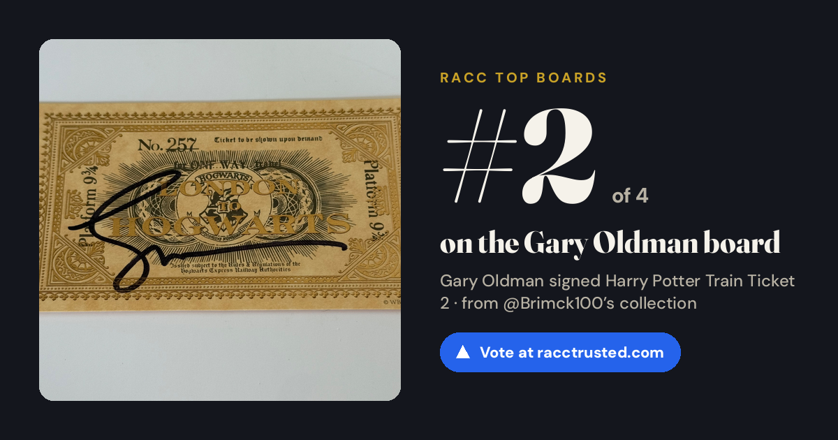 Share card: #2 of 4 on the Gary Oldman board