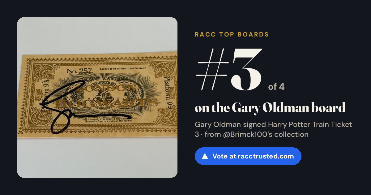 Share card: #3 of 4 on the Gary Oldman board