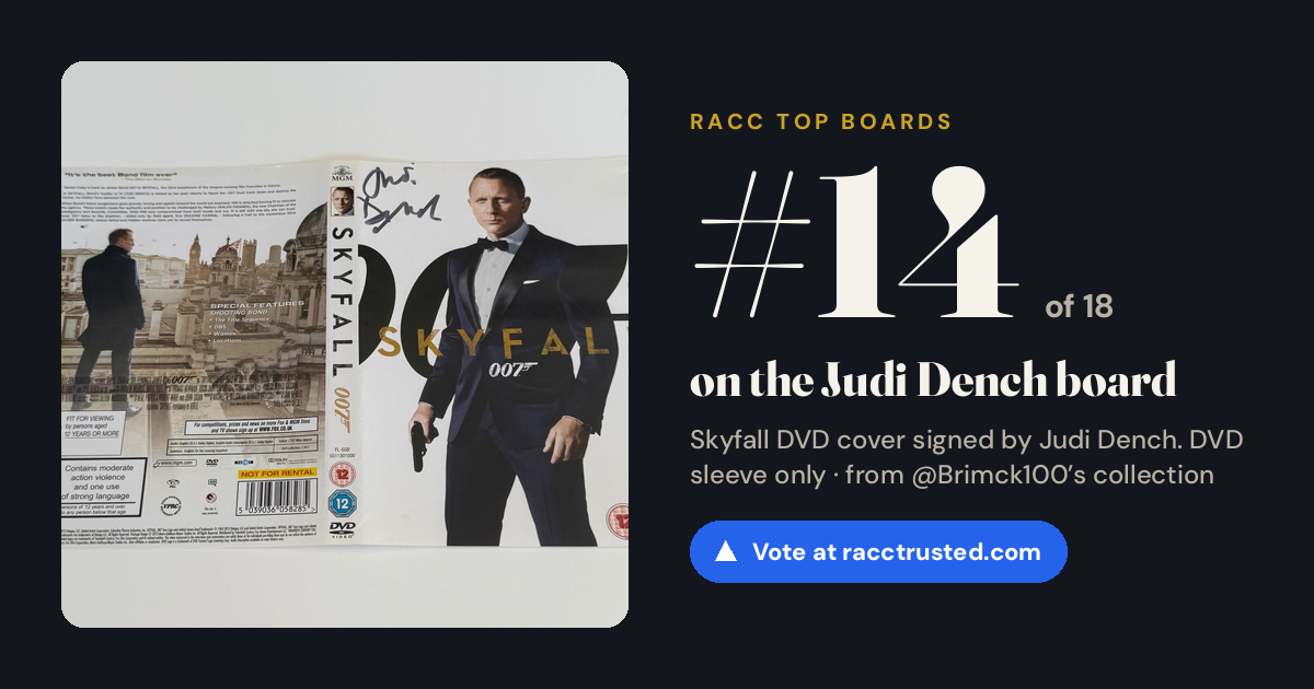 Share card: #14 of 16 on the Judi Dench board