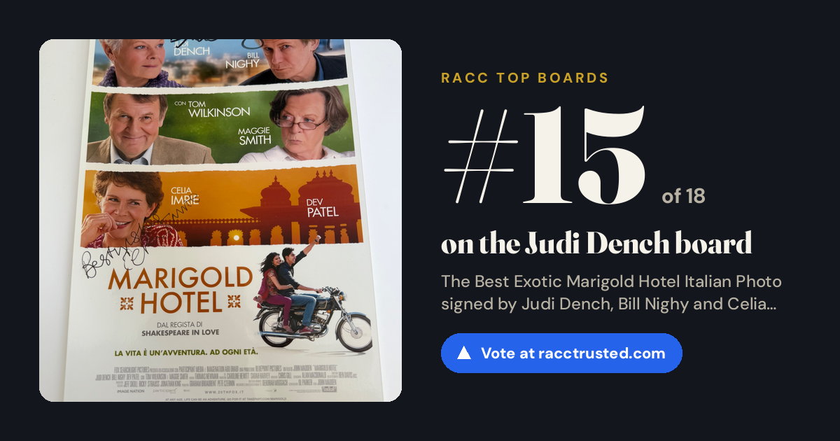 Share card: #15 of 18 on the Judi Dench board