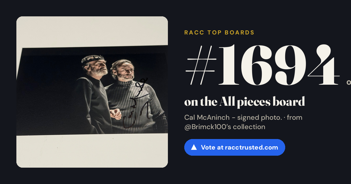 Share card: #1694 of 1729 on the All pieces board